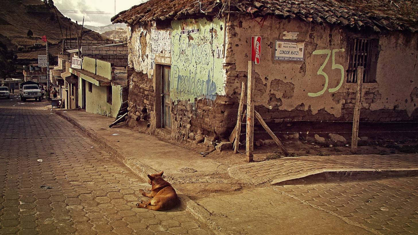 poor village in ecuador