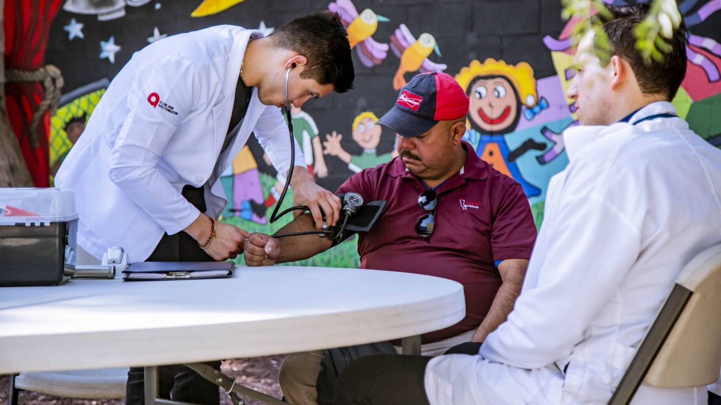 doctors working at a clinic