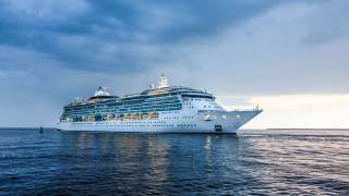 cruise ship on open seas